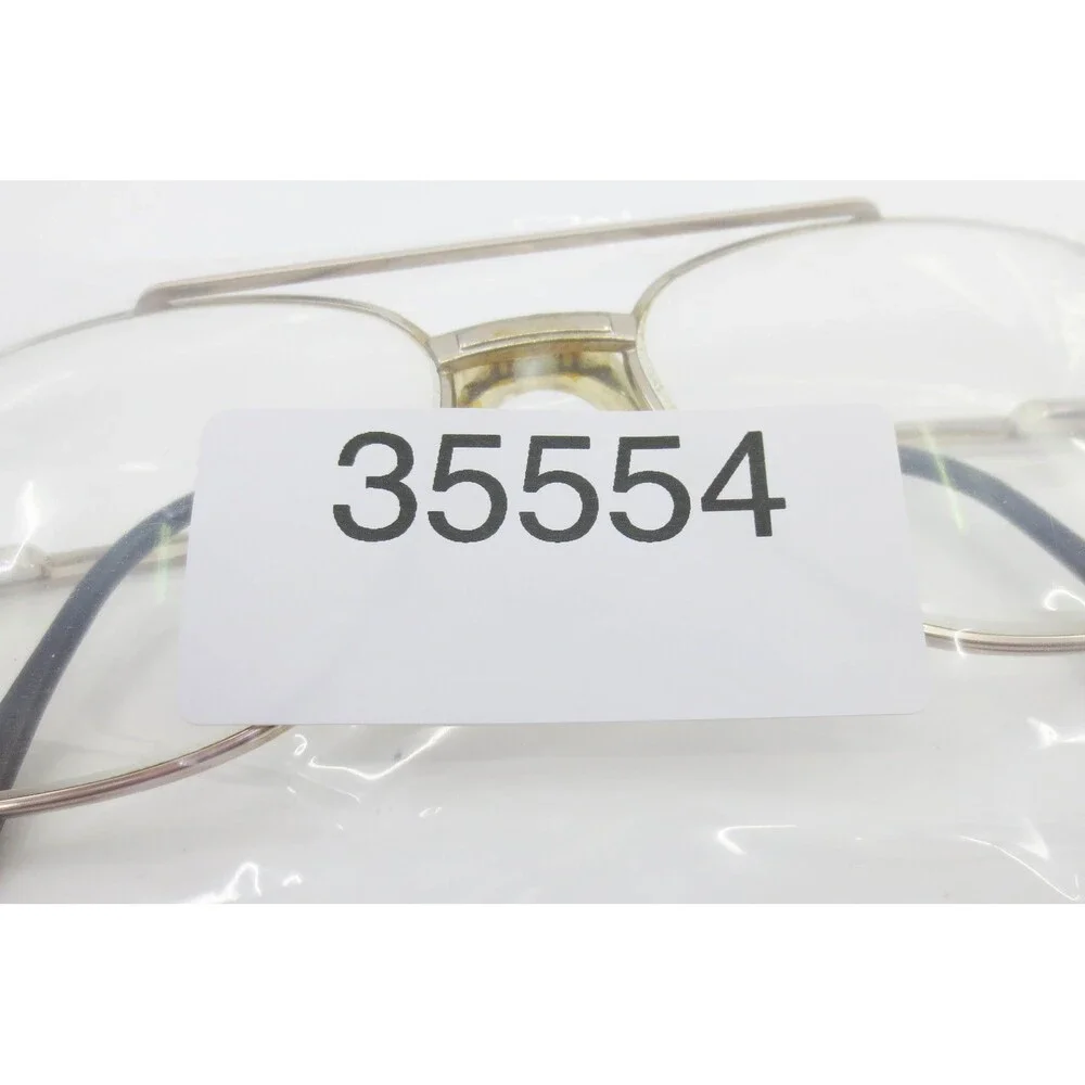 Zyloware Sono 178 Gold Aviator Eyeglasses Frames 57-16-140 Vintage Mens 057
